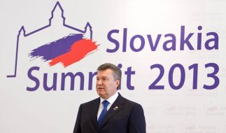 Viktor Yanukovych and Milosh Zeman