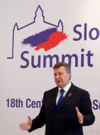 Viktor Yanukovych and Milosh Zeman