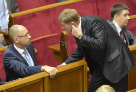 Arseniy Yatsenyuk and Roman Zabzalyuk