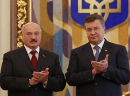 Viktor Yanukovich and Aleksandr Lukashenko