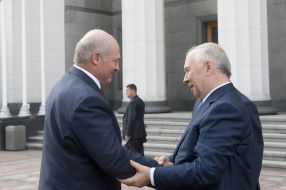 Vladimir Rybak and Aleksandr Lukashenko