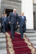 Vladimir Rybak and Aleksandr Lukashenko