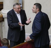 Vitaliy Klichko and Eduard Gurvits