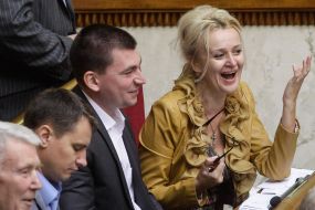 Irina Farion and Yuri Mihalchishin