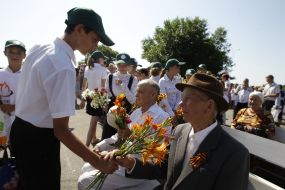 The reburial of the remains of victims of the Great Patriotic War