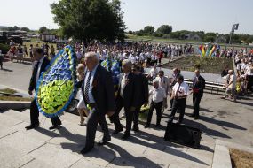 The reburial of the remains of victims of the Great Patriotic War