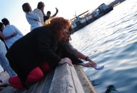 Participants of the action "Light a Candle of Memory"