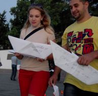 Participants of the action "Light a Candle of Memory"