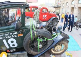 Car Party rally "Paris-Beijing 2013"