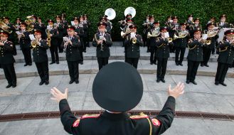 Musicians of military orchestra