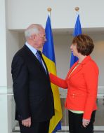 Николай Азаров и Кэтрин Эштон