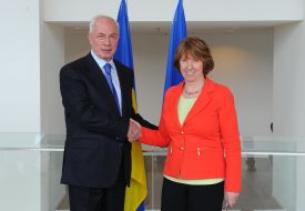 Николай Азаров и Кэтрин Эштон