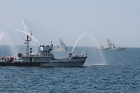 The offshore part of the exercise