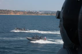 The offshore part of the exercise