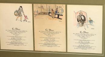 The exhibition "The menu as art"