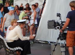 The shooting of the film "classmate"