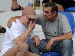 Pupil of colony for juvenile delinquents  with father