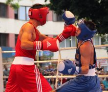 Bekbolat Zhusipov and Stepan Stefanishin