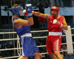 Vladlen Kharlamov and Timerlan Omirbek