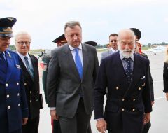 Prince Michael of Kent and Viktor Shemchuk