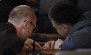 Arseniy Yatsenyuk and Oleg Tyagnibok