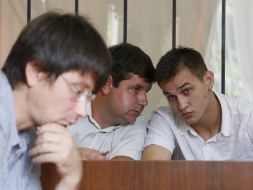 Vladislav Sodel, Vadim Titushko and Viktor Oliynyk