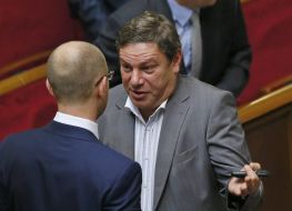 Arseniy Yatsenyuk and Lev Mirimskiy