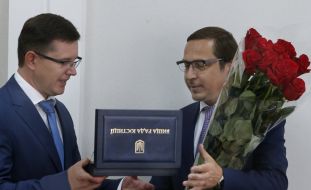 Vitaliy Kuzmyshyn and Aleksandr Udovychenko