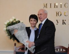 Yelena Lukash and Nikolay Azarov