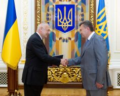 Раде Булатович и Виктор Янукович