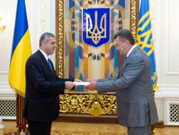 Mikheil Ukleba and Viktor Yanukovich