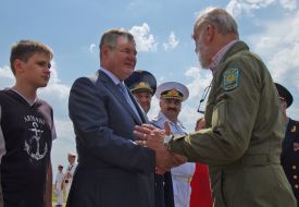 Vladimir Yatsuba, Prince Michael of Kent and Yuriy Ilin