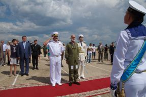 Vladimir Yatsuba, Prince Michael of Kent and Yuriy Ilin