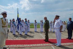 Vladimir Yatsuba, Prince Michael of Kent and Yuriy Ilin