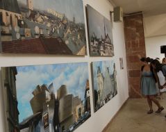 Visitors of an exhibition