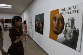 Visitors of an exhibition