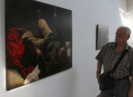 Visitor of an exhibition