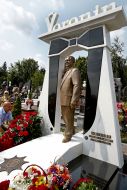 The opening of the monument to Mikhail Voronin