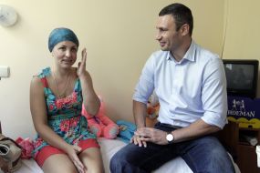 Irina Krashkova and Vitaliy Klitschko