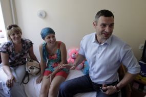 Irina Krashkova and Vitaliy Klitschko