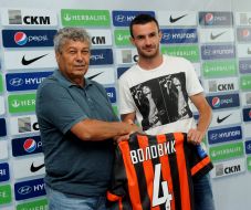 Mircea Lucescu and Aleksandr Volovyk