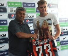 Mircea Lucescu and Bogdan Sarnavsky