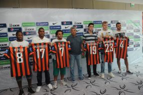 New players of FC "Shakhtar" and Mircea Lucescu