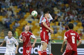 Игровой момент матча