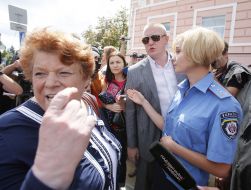 Participants of picket