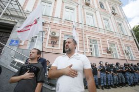 Participants of picket