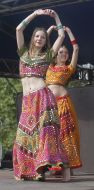 Participants of the colors festival