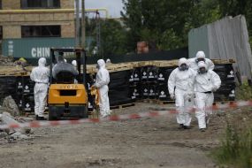 Removal of of dangerous chlorinated wastes