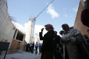 The participants of the consecration of the temple
