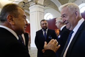 Yuri Bogutskiy, Sergey Arbuzov and Leonid Novohatko